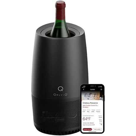 Personal Sommelier - Black Electric Wine chiller & warmer