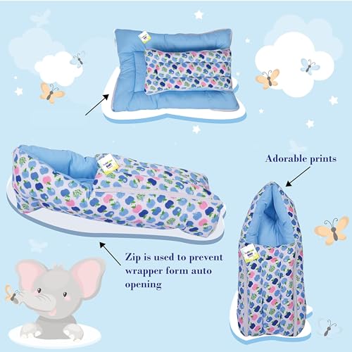 Image of Toddylon New Born Baby Bedding Set (4 PCS Set) (0-6 Months)