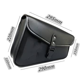 値下げ！ハーレー　サイドバック バイク用黒色レザーバッグと金具セット 値下げ！ハーレー サイドバック バイク用黒色レザーバッグと金具