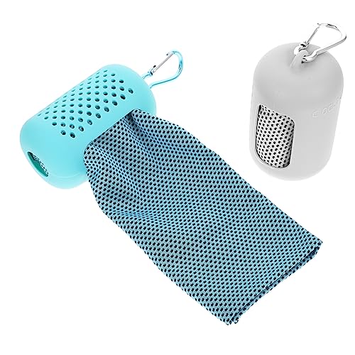 Gogogmee Sweat Towels for Gym Yoga Sports 2 Pack of Portable Cooling Towels Summer Yoga Light Compact Skin-Friendly