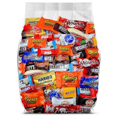 Assorted Chocolate Candy Variety Pack - 2lb Bulk Chocolate Candy Individually Wrapped - Chocolate Candy Assortment for Sharing and Parties - 2 Pound Bulk Candy Mix Cover