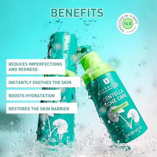 Erborian - Centella Acne Care - Soothing Moisturising Fluid - Expert acne and blemish treatment enriched with Centella Asiatica and Bakuchiol - 30 ml - Korean cosmetics - Image 4