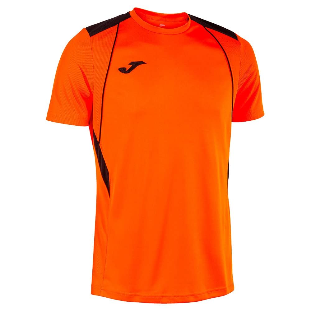 Joma Men's Championship VII T-Shirt, Orange Black, 3XL