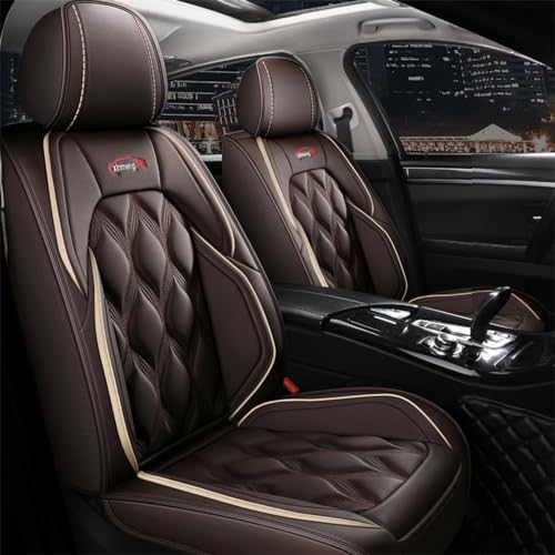 Housses siege auto Jeep Renegade accessoires interieur haut de gamme cafe
