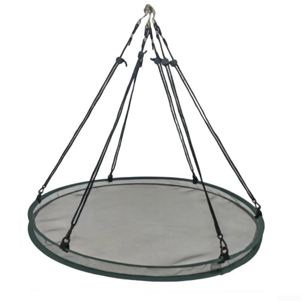 Hanging Bird Feeder Net for Fat Balls & Suet Blocks - Weather-Resistant Mesh Tube Wild Bird Feeder for Garden Trees(76cm)
