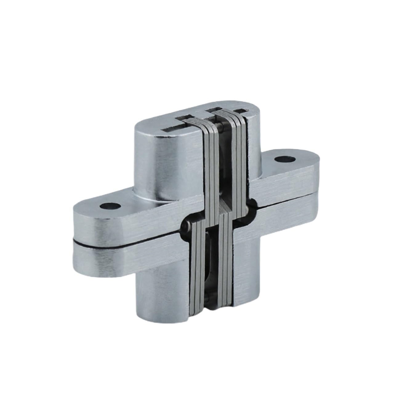 2 Cerniere Nascoste A 180° Per Porte Pieghevoli - Metallo Nero Regolabile - Foto 6