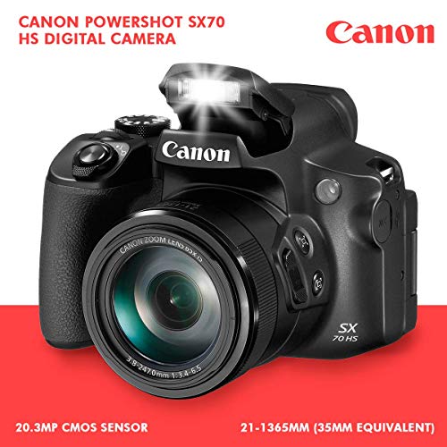 Canon-PowerShot-SX70-HS-Digital-Camera-64GB-Tripod-Deluxe-Accessory-Bundle