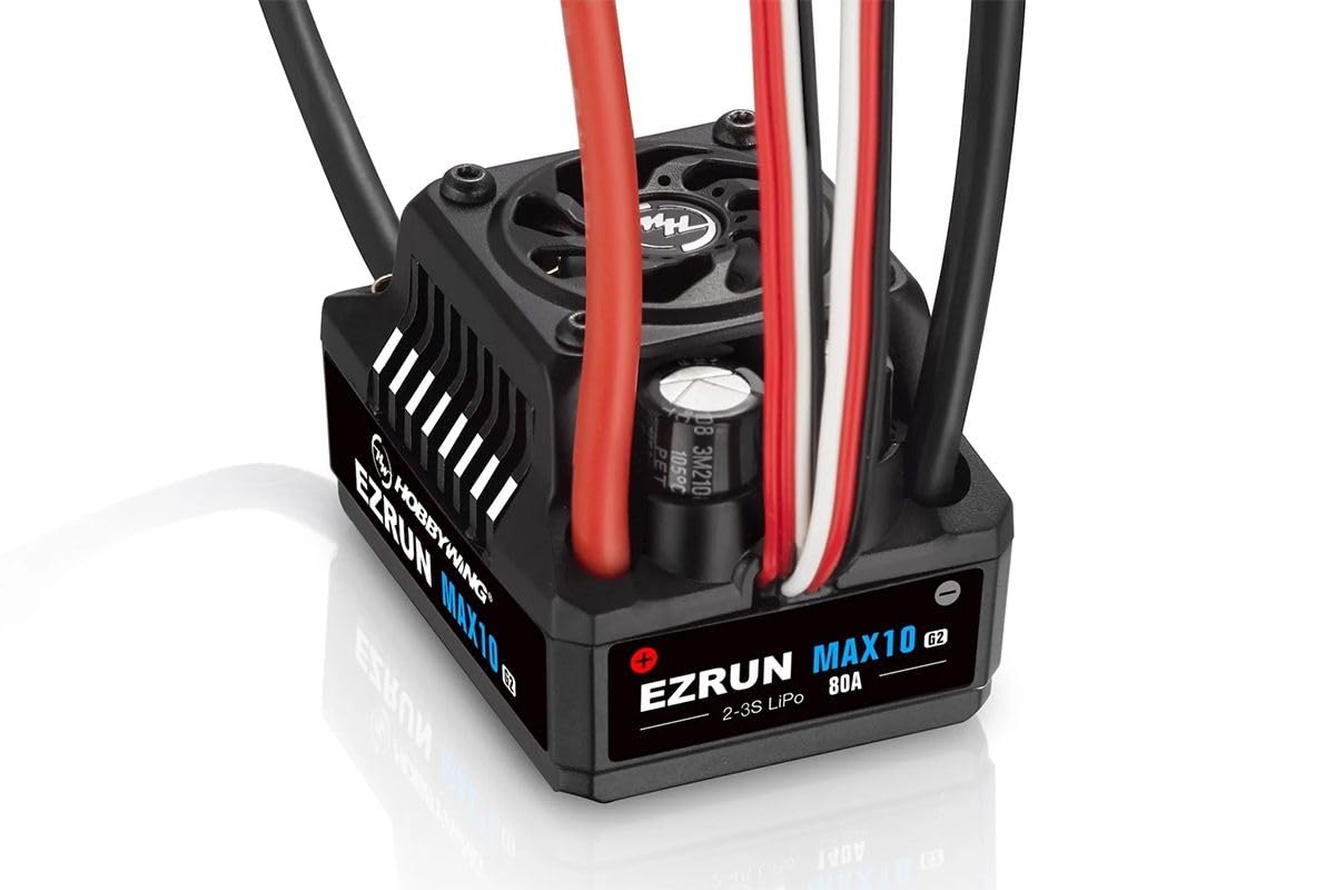 Hobbywing Ezrun Max10 G2 80A Brushless Speed Control 1/10 RC Car ESC