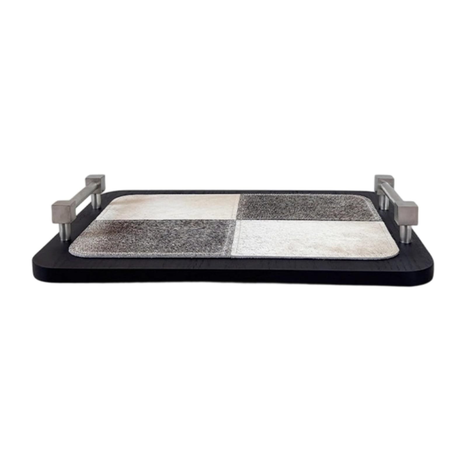 Bandeja con Compacta, Plateado | Organizadora, Bandeja con , Elegante, Bandeja Rectangular, para Tocador