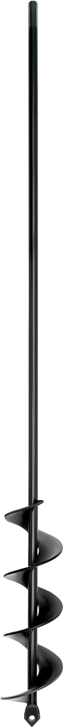 SYITCUN Auger Drill Bit for Planting 2"x24", Post Hole Auger for Planting Bulbs, Easy Post Hole Digger with Drill for 3/8”Hex Drive Drill