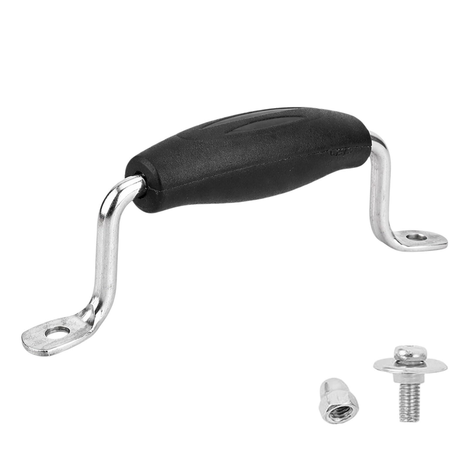 Removable Pot Lid Replacement Pan Handle Double Hole Pot Lid Top Handles for Kitchen Cookware Casserole Kettle Cover Glass Saucepan-Black