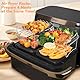 ENSINE Heißluftfritteuse Zubehör – 2 Große Airfryer Grillrost Mit 4 Spießen, Passend Für Ninja AF500EU/AF451EU/AF400EU/SL400EU, COSORI Twinfry 10L/Dual Zone 8.5L, Cookwise, Russell Hobbs 9L