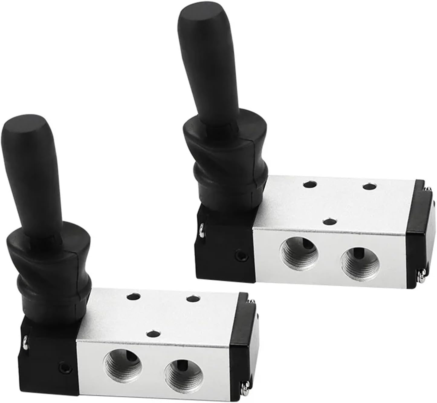 5/2-Way Manual Control Pneumatic Valve With Pull Rod Muffler And Quick Connector 4H210-08, 1pc(4H210-08-PC6-02)