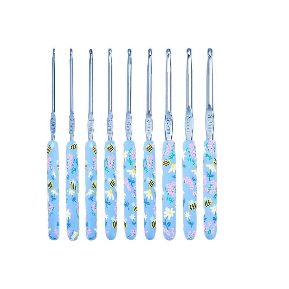 Print Crochet Hooks Crochet Needles for Beginners and Knitting(2.0mm)