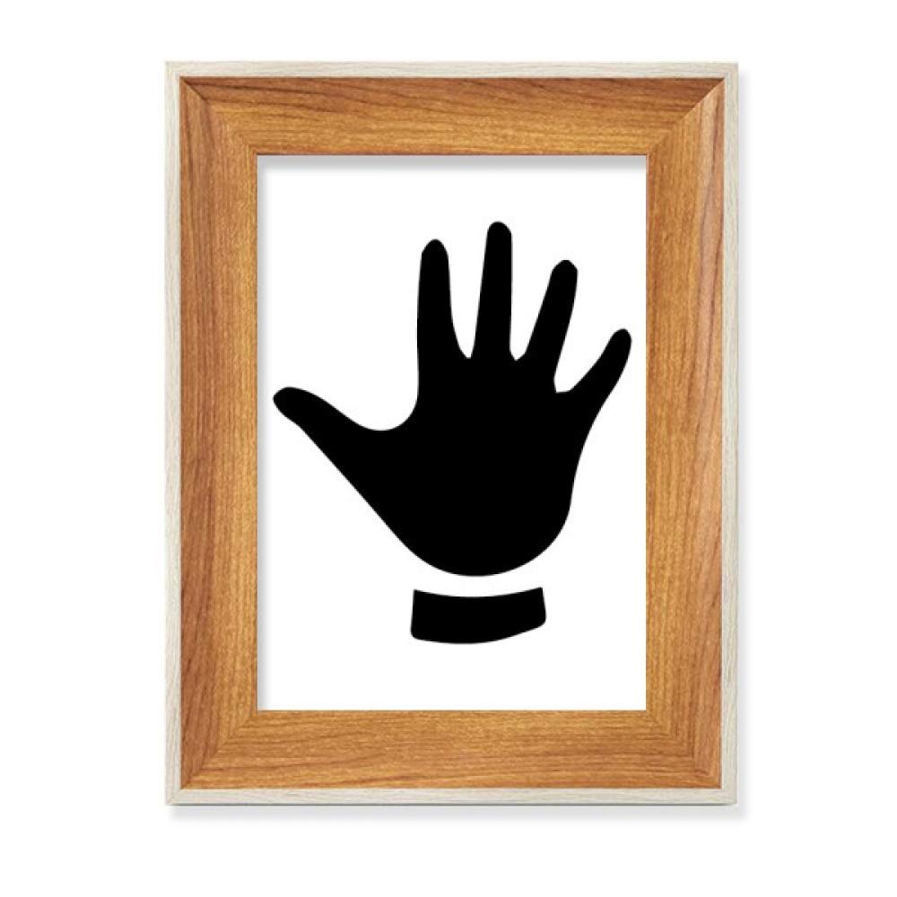 Cadre photo bois de bureau anti-reflet pour affichage tableau art peinture