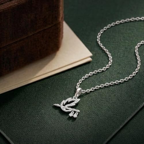 Image of Miss Highness 925 Sterling Pure Silver Pendants for Women & Girls, Krishna Pendants, Religious Silver Jewellery, with Certificate of Authenticity, Birthday, Anniversary, Gift for Wife and Girlfriend