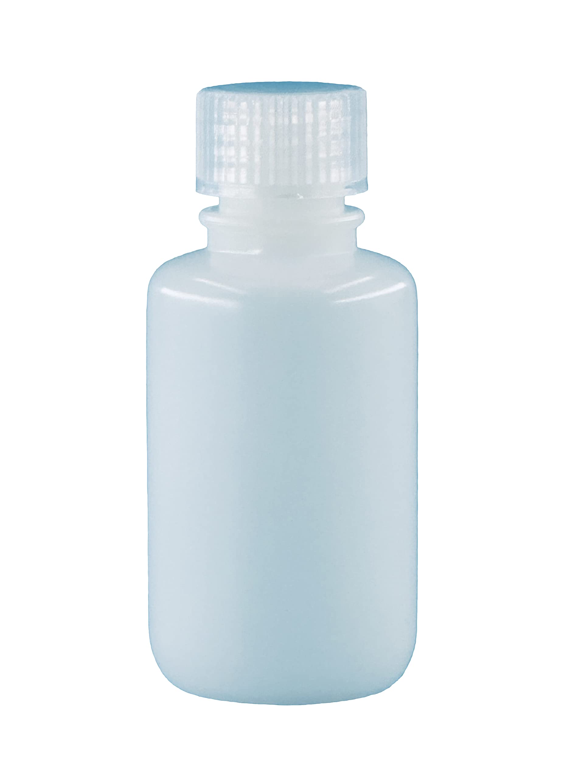 60ML 2OZ Nature Narrow Mouth HDPE Reagent Bottles with PP Caps Pack of 56