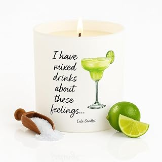 Lulu Candles | Sicilian Lemon Scent | Margarita Funny Candle | Scented Candle Gifts for Housewarming, Women, Gifts for Men | Highly Scented & Long Lasting | 9 Oz.