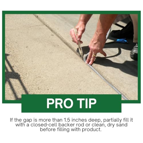 Akonaflex Pro Self-Leveling Expansion Joint Repair - Concrete Crack Filler, Self-Leveling Technology, Great for Driveways & Sidewalks, Caulk, Backer Rod Compatible, Seals Joints (10.1 Fluid Ounces) - Image 6