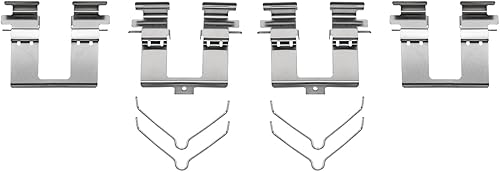 Miniatura 7 de Detroit Axle - Pastillas de freno traseras de cerámica con líquido limpiador de hardware de repuesto para Acura MDX 2007-2013 ZDX 2011-2017 Honda