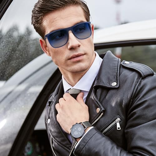 Square Ultralight Carbon Fiber Polarized Sunglasses Men Trendy Driving Fishing Golf Sports Shadow UV400 Protection2