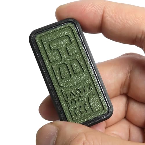 HAOTZ Fidget Slider – 3D Printed Adult Fidget Toy for Stress Relief, Smooth Sliding Desk Gadget with Relaxing Click Sound and Tactile Feedback, Pocket EDC Toy