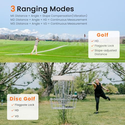 Golf Range Finder 7X Mini Pocket Compact - image 8