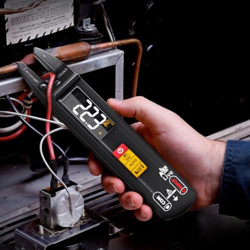 Image of AC DC Clamp Meter Open Jaw Fork Digital Multimeter Rechargeable Auto Range Electrical Tester Voltage Tester Pen NCV Amp Ohm Volt U-Shape Tester