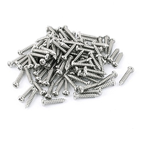 100 tornillos autorroscantes inox M2.5 x 12 mm Phillips miniatura 1