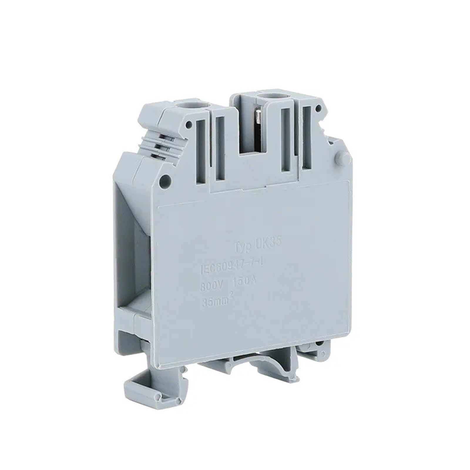 10 pièces Type UK-35 conducteur de câblage monté sur Rail Din connecteur universel 18-2 AWG borniers à vis modulaires minces UK 35
