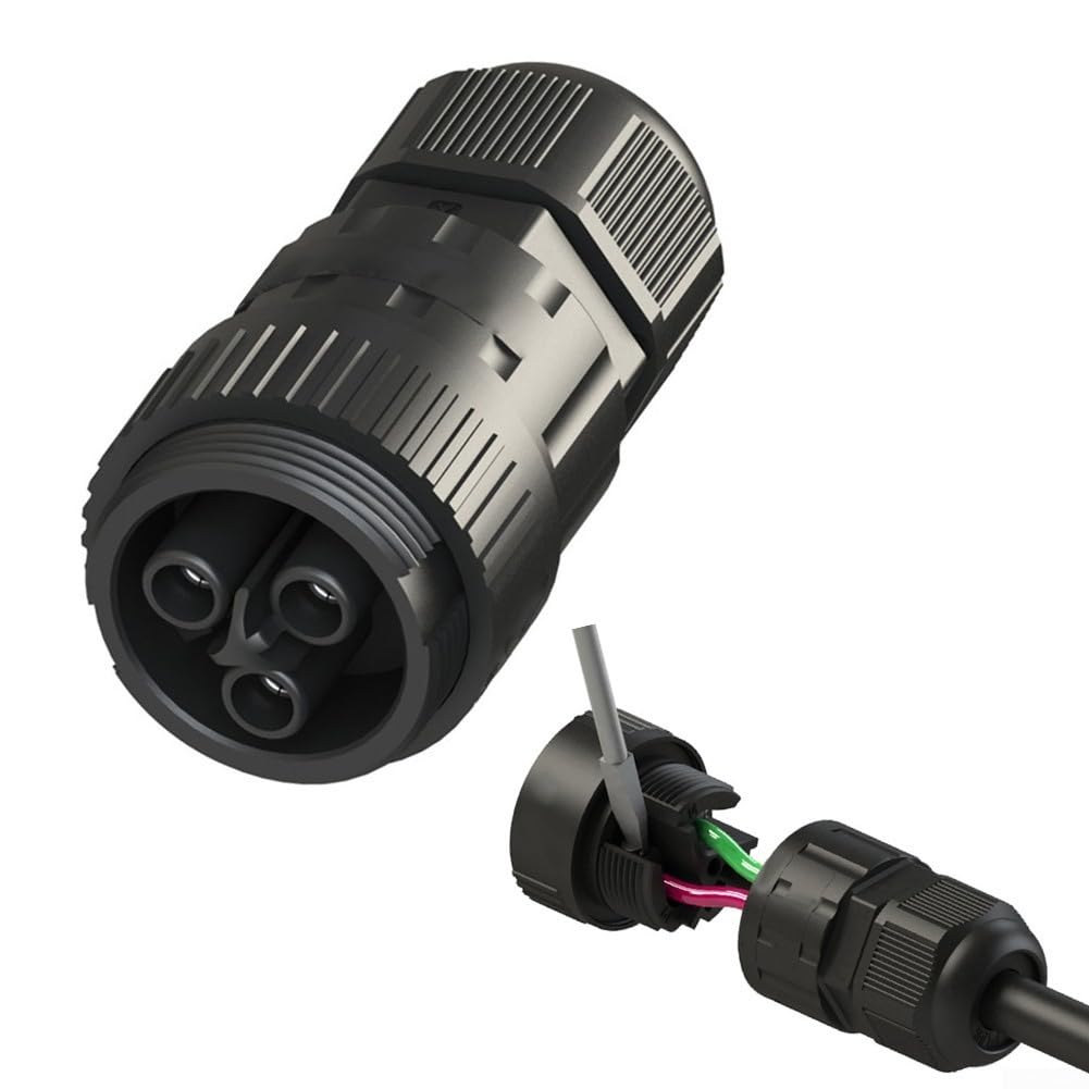 Connettore di alimentazione femmina AC 3 pin per APSystems EZ1 EZ1-M SOLAR Microinverter WiFi