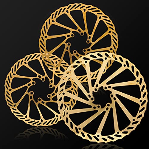 Chooee 160mm 180mm 203mm Bike Disc Brake Rotor 2PCS MTB Disc Rotor For Mountain Bike.Gold by Chooee - Used condition - Image 7