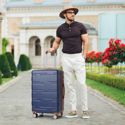 20in Hardside Carry On Luggage with Spinner Wheels, Expandable Lightweight Suitcase with TSA Lock, Durable Hardshell Cabin Luggage3