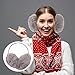 Hemoton Women’s Winter Furry Ear Warmer Plush Earmuff Faux Fur Outdoor Ear Cover Grey Fashionable Warm Accessories for Cold Weather