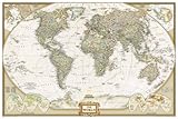 By National Geographic Maps - World Executive, Poster Size, tubed Wall Maps World