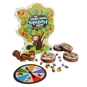 Educational Insights The Sneaky, Snacky Squirrel Board Game – Educational Games for Kids Ages 3+, Board Games for Toddlers, Gifts for Kids