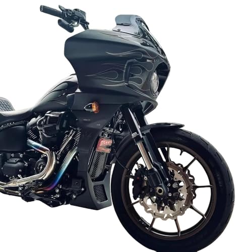 Panneau carénage latéral noir moto d'exception finition premium pour FXRST