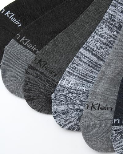 Calvin Klein Men's High Quarter Socks - 6 Pack Breathable Soft Cushioned Mini Crew Athletic Socks for Men (Shoe Size: 7-12)4
