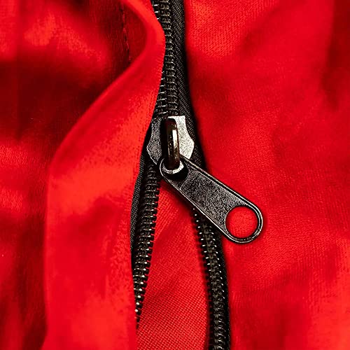 ULTIMATE SACK Bean Bag Chairs in Multiple Sizes and Colors: Giant Foam-Filled Furniture - Machine Washable Covers, Double Stitched Seams, Durable Inner Liner. (3000, Red Suede) - Thumbnail 2