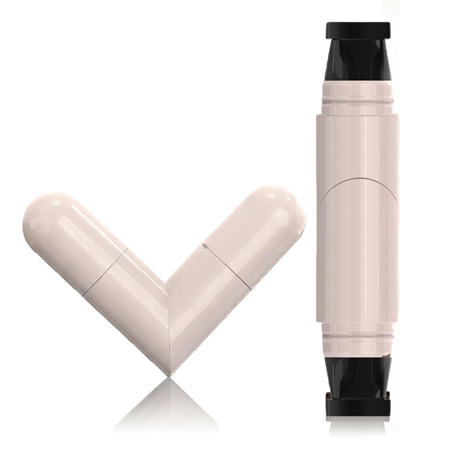 Eyeliner Stamp, Winged Eyeliner Stamp Tool for Quick Application, Perfect for Makeup Beginners and Busy Professionals, Single Black Wing Liner Stamp Pen,Black-image-7