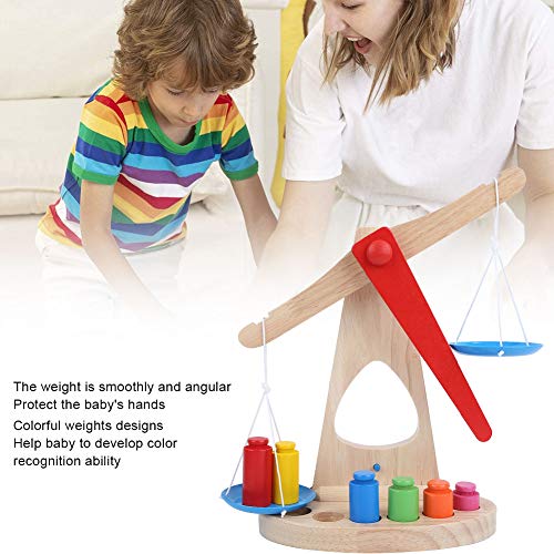 Báscula de equilibrio ecológica con kit de aprendizaje colorido 3