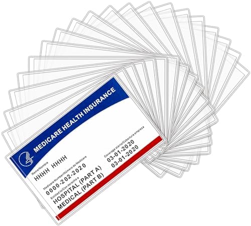Waterproof Card Protector Sleeves LotFancy 16 Pack Medicare Card Protector Sleeves - 12Mil Thick, Waterproof PVC, Fits Credit Cards Insurance And Registration Holder Waterproof Card Protector Sleeves LotFancy 16 Pack Medicare Card Protector Sleeves - 12Mil Thick, Waterproof PVC, Fits Credit Cards Insurance And Registration Holder