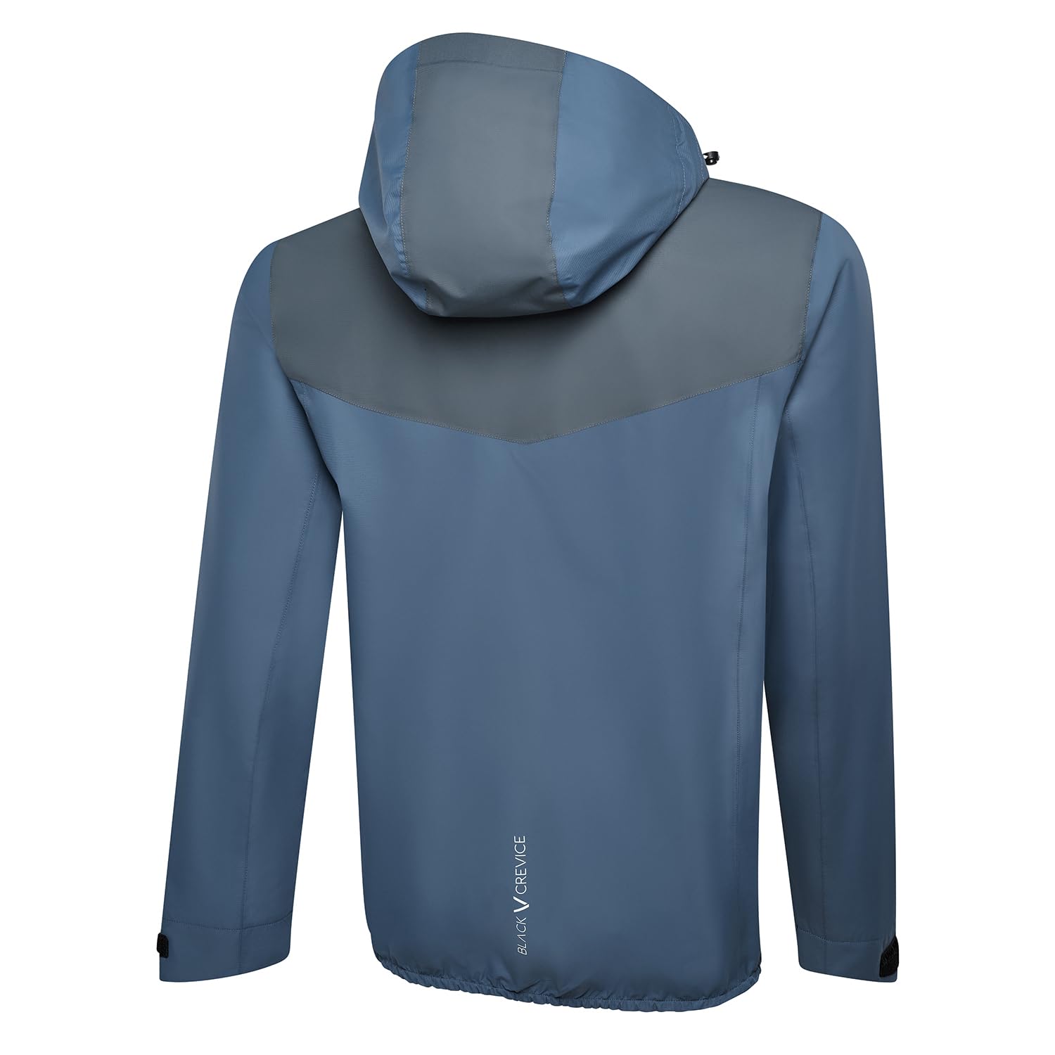 Black Crevice Herren 3-Lagen Hardshelljacke I Wasserdicht (10.000 mm), Atmungsaktiv (10.000 g/m²/24h), Winddicht & Leicht I Outdoor Regenjacke für Wandern, Trekking & Alltag