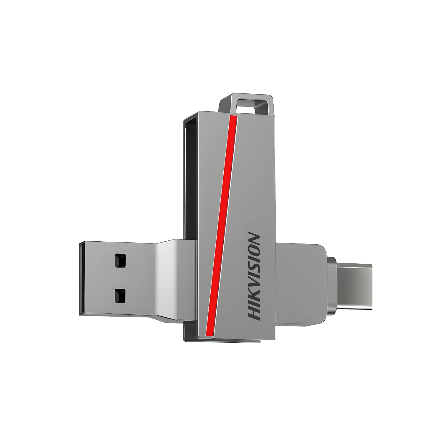 HIKVISION E307C 64GB Dual OTG Pen Drive with Type-C & USB-A | USB 3.2 Metal Flash Drive | Upto 130MB/s Read Speed | HS-USB-E307C(DZ)/64G