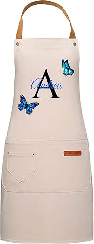DIY Custom Name & Initial Kitchen Apron for Men & Women