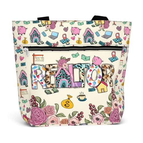 Bolso tote impermeable grande con bolsillos y cierre miniatura 1