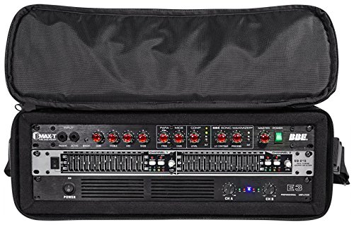Image of Rockville RRB30 3U Rack Bag Double-Sided Case, 12 inch Depth, Shoulder Strap