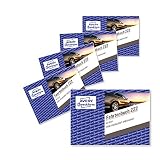 AVERY Zweckform 222-5 Fahrtenbuch (für PKW, vom Finanzamt anerkannt, A6 quer, 80 Seiten insgesamt 390 Fahrten, für Deutschland u. Österreich zur Abgrenzung privater/geschäftlicher Fahrten) 5er-Pack