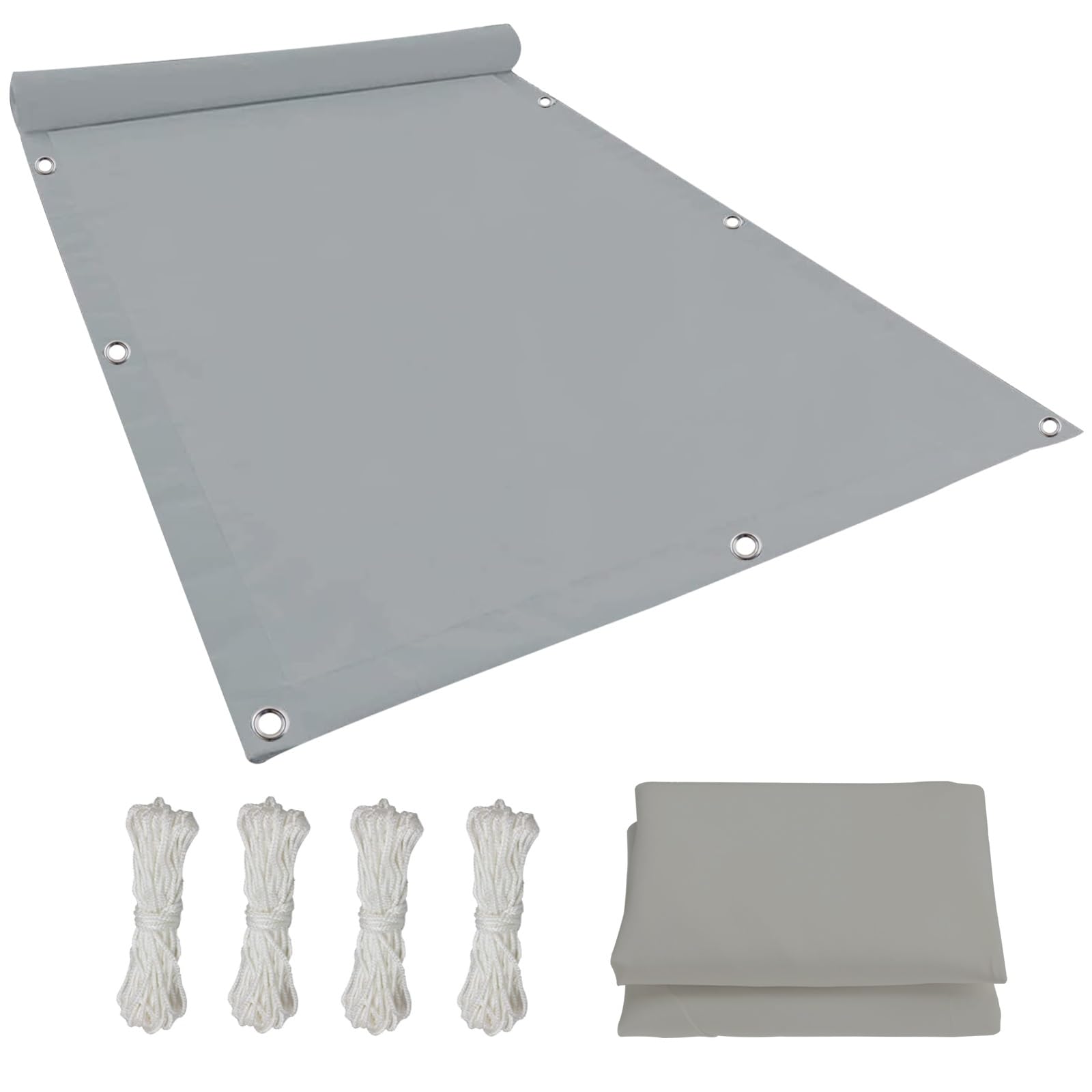 Toile imperméable rectangulaire 3.5 x 6 m avec protection UV pour jardin