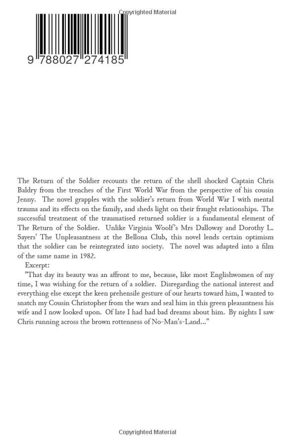 The Return of the Soldier (Historical Novel) - Image 2